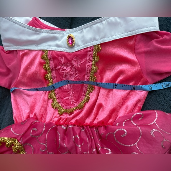 Pink and Gold Aurora Inspired Costume - Picture 12 of 13